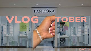 My FIRST PANDORA BRACELET VLOGTOBER DAY 14 VIRAL PANDORA BRACELET [upl. by Emya924]