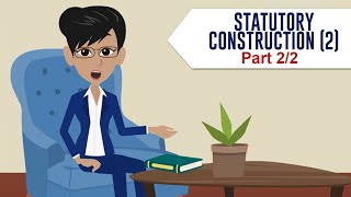 Statutory Construction 2 Part 22 [upl. by Yelsiap96]