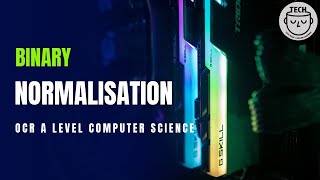 How to Normalise Binary Floating Point Numbers  OCR A Level Computer Science [upl. by Ahsieka211]