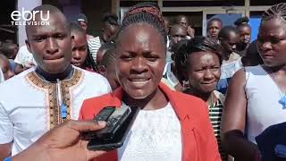 Schools in Siaya County take to the streets to celebrate their top performers in KCPE [upl. by Sihtam]