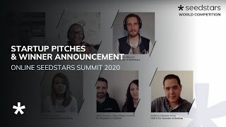 Online Seedstars World Competition Finalists Pitches and Winner Announcement [upl. by Garibull752]