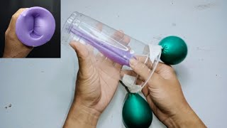 Amazing Make the best flower vase crafts  From Balloons and Plastic Bottles [upl. by Etheline229]