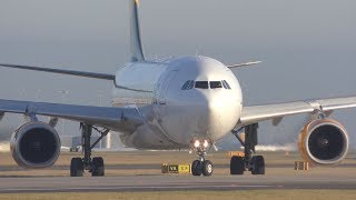 15 Close Up Takeoffs A380 777 A350 A330 787 757 A320Neo A321 737 Manchester Airport [upl. by Ruperto461]