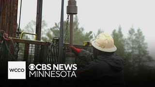 Video shows helium reservoir undergoing flow tests for future mining in Minnesota [upl. by Biancha]