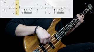 Wild Cherry  Play That Funky Music Bass Cover Play Along Tabs In Video [upl. by Asyen]