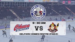 Oshawa Challenge Tournament  Oshawa Generals VS Osgoode Richmond Romans [upl. by Nnaik]