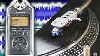 Digitizing Vinyl With Tascam DR40 ClickRepair amp iZotope RX8 [upl. by Keegan]