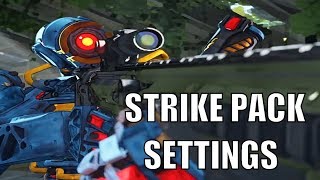 Apex Legends Strike Pack Settings [upl. by Ehtyde]