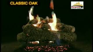 Hargrove Classic Oak Vented Gas Logs [upl. by Nylesoy]