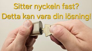 Nyckel går inte få ur låscylinder LÖST Jourjobb [upl. by Enenstein604]