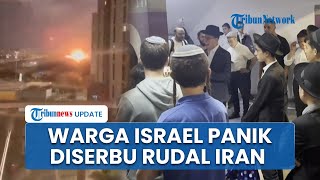 Kepanikan Warga Israel saat Iran Luncurkan 180 Rudal Mulut Komatkamit Ucap Doa Mohon Keselamatan [upl. by Eibo]