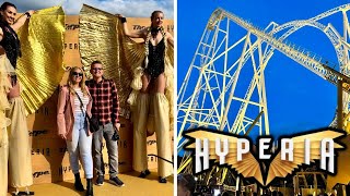 Hyperia FIRST RIDE amp Review  Thorpe Park UKs Tallest Roller Coaster [upl. by Eugene]