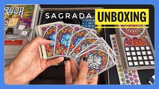 Sagrada — The Prettiest Game Unboxing [upl. by Elconin242]