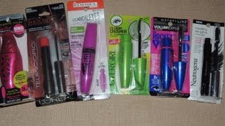 Best and Worst Drugstore Mascaras 2013 [upl. by Ainoda]