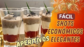 🍆 Tomates  Berenjenas 👉 SHOTS Festivos 🎊 ¡Ricos y económicos entradas aperitivos [upl. by Kovacs832]