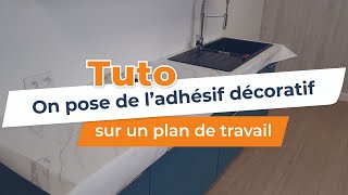 Comment rénover le plan de travail de sa cuisine [upl. by Cord]