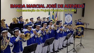 BANDA MARCIAL JOSÉ DE AZEVEDO DE GLÓRIA DE DOURADOSMS [upl. by Gnilyam]