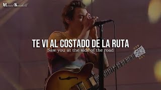 • Wet Dream  Harry Styles in the Live Lounge  Letra en Español amp Inglés  HD [upl. by Anaeg]