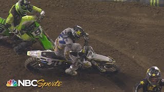 Supercross Round 3 at Anaheim  450SX EXTENDED HIGHLIGHTS  Motorsports on NBC [upl. by Vanhook]