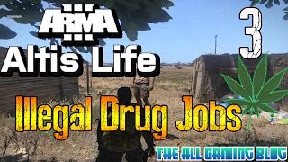 Arma 3 Altis Life  Beginners Guide  Part 3  Illegal Work [upl. by Leinahtan]