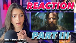 OBIWAN KENOBI PART III  REACTION 🔥 [upl. by Nirehtak]