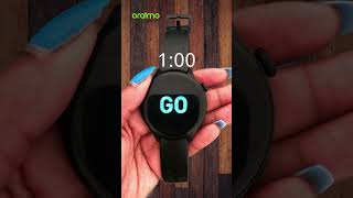 Breathing exercise using oraimo Watch ER 143 AMOLED IP68 Smart Watch [upl. by Olsen]