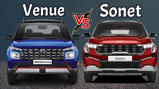 Venue vs Sonet  Hyundai vs Kia  versus mode [upl. by Eelegna]