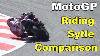 Riding Style Comparison MotoGP 2022  Circuit BarcelonaCatalunya turn 5 [upl. by Viens]