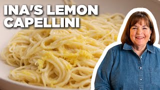 Ina Gartens FanFavorite Lemon Cappellini  Barefoot Contessa  Food Network [upl. by Sulecram]