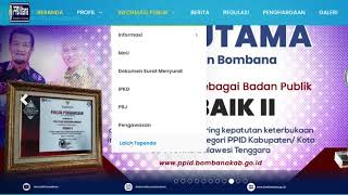 PPID UTAMA KABUPATEN BOMBANA [upl. by Eleirbag]