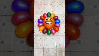 ASMR Various Water Colors  Happy Smiling Balloon Pop Reverse asmr balloonpopping shortsviral [upl. by Marcus]