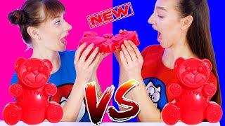 ASMR Eating Only Blue Candy VS Pink Candy Race Mukbang [upl. by Devlen]