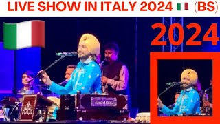 Satinder Sartaaj Live Show in ITALY 2024 Brescia  Full Show in 4K  Suscribe for more Vlog [upl. by Osric]