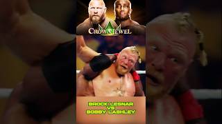 Brock Lesnar vs Bobby Lashley  2022 Crown Jewel Highlights wwe crownjewel brocklesnar saudi [upl. by Enomyar988]