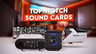 5 Topnotch Sound Cards In 2024 [upl. by Sparrow]