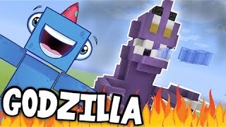 iBallisticSquid  Minecraft  Xbox GODZILLA Building Time 37 [upl. by Mourant]