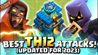 Best TH12 Attack Strategies Updated for 2023 from TH12 Tournament FINALS Clash of Clans [upl. by Joacimah570]