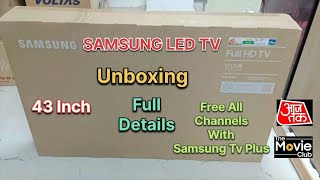 Samsung 43 inch Led Tv Full Review amp Unboxing Samsung Full Hd Smart Tizen led tv UA43T5410AKXXL [upl. by Agnese]