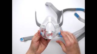 AirFit F20 Full Face mask How to disassemble [upl. by Ettenotna]