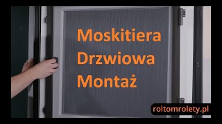 Moskitiera Drzwiowa montaż krok po kroku Jak zamontować Moskitierę Drzwiową [upl. by Yorgerg674]