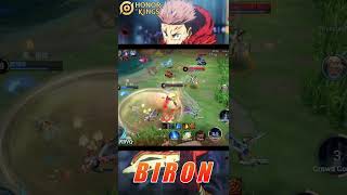 BIRON New Skin Jujutsu Kaisen Itadori Yuji best fighter 💯 BROKEN  Honor of Kings HOK [upl. by Milly141]