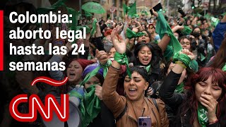 Colombia despenaliza el aborto hasta las 24 semanas en fallo histórico [upl. by Ingeborg797]