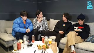 ENG SUB BTS VLIVE  V JUNGKOOK JIN amp JHOPE VLIVE 2022 [upl. by Kcirednek]