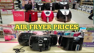 AIR FRYER PRICES SM DEPARTMENT STORE SM SUPERMALLS  PHILIPPINES [upl. by Assilak]