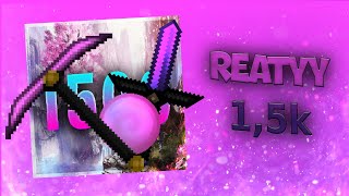 reatyy 15k MCBE PvP Texture Pack 120  FPS BOOST Best Mcpe PVP Pack ever [upl. by Victory265]