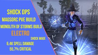 ESO Magicka Sorcerer Shock DPS PVE Build  Electro  Necrom [upl. by Janka]