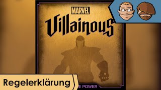 Marvel Villainous  Brettspiel  Regelerklärung [upl. by Eetse]