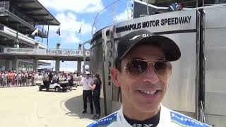 MSRs Helio sitting 14th after first run through Indy 500 qualifying line [upl. by Mode]