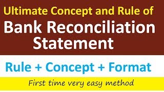 Bank Reconciliation Statement Ultimate Concept No Tricks  BRS  Financial Account [upl. by Netneuq59]