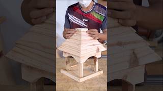 Amazing Woodworking Crafts From Recycling Projects diy woodworking craft shorts [upl. by Yessydo]